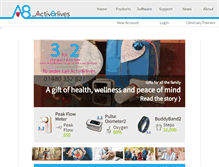 Tablet Screenshot of activ8rlives.com